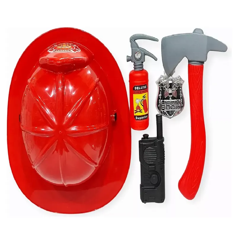 GENERICO - kit Herramientas de Juguete Bombero para Niiños 5 piezas