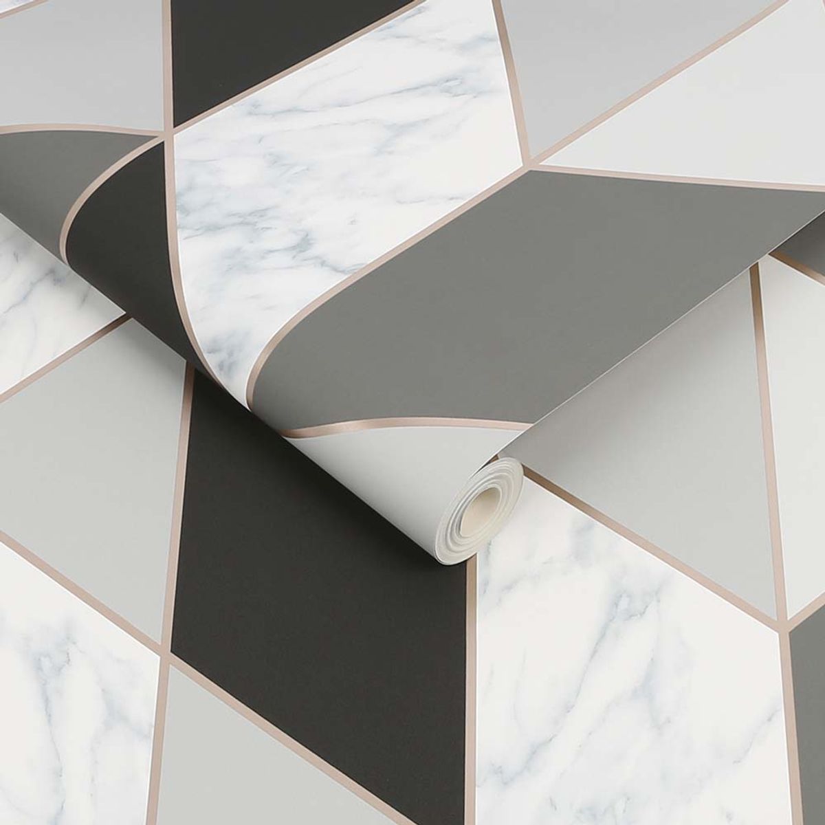 MULTITOP - Papel Tapiz Fresca Marble Geo 052X10 Mts Charcoal