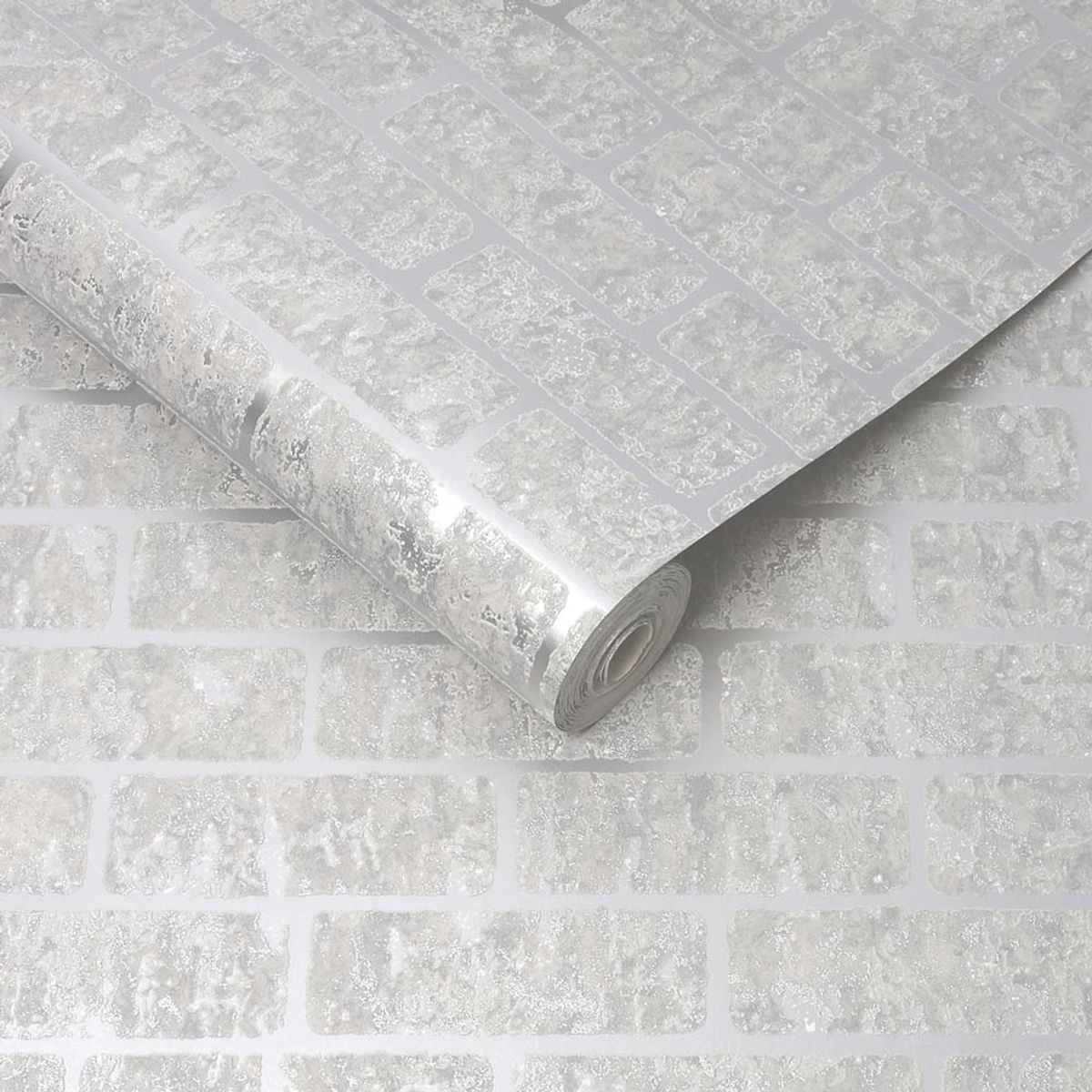 MULTITOP - Papel Tapiz Vittorio Milan Brick 052X10 Mts Silver