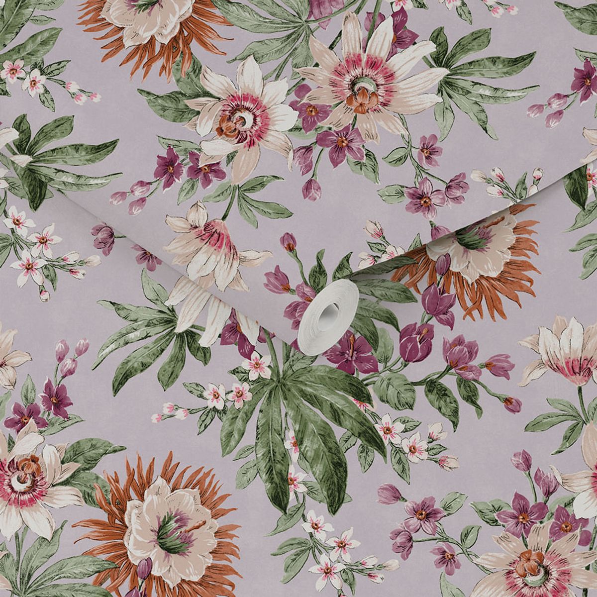 MULTITOP - Papel Tapiz Secret Garden Martha 052X10 Mts Mauve