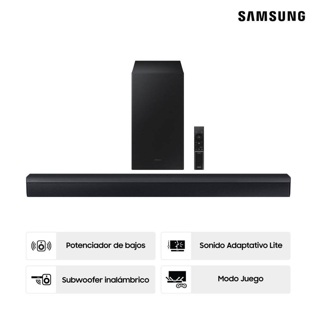 SAMSUNG - Soundbar Samsung Bluetooth 2.1 CH HW-B450/PE