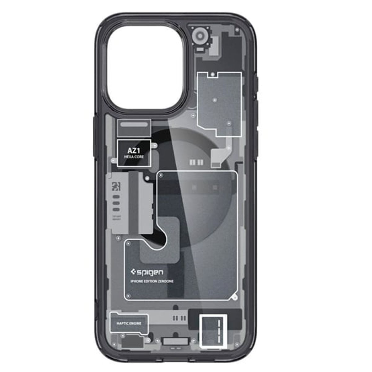 GENERICO - Case Spigen Zero para iPhone 15 Plus Case con Magsafe - Negro