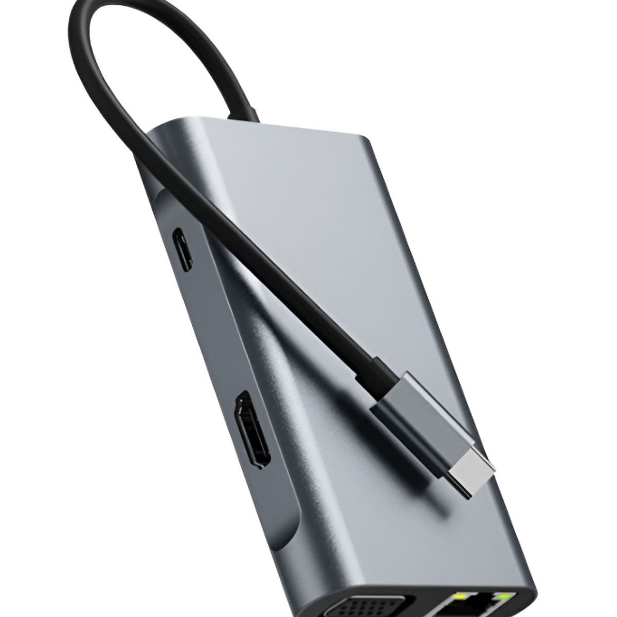 SEISA - Adaptador HUB USB SEISA BYL-2111 TIPO C - 7 IN 1 - VGA HDTV PD