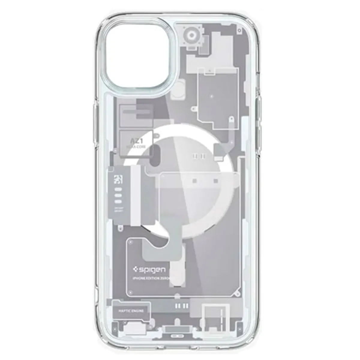 GENERICO - Case Spigen Zero para iPhone 15 Plus Case con Magsafe - Blanco