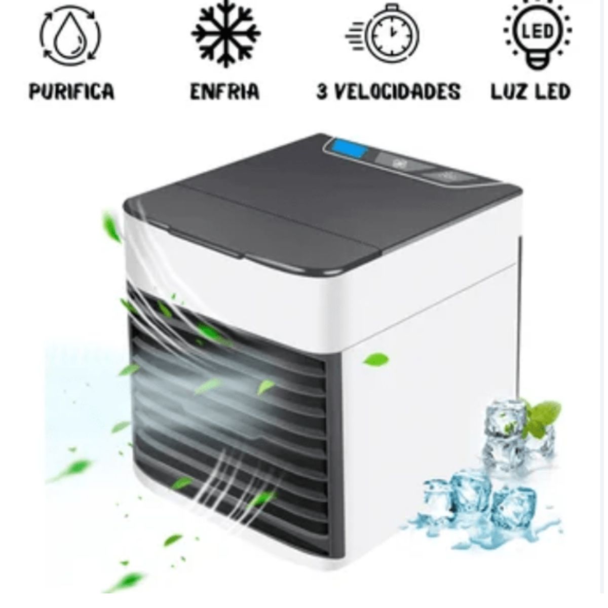GENERICO - mini aire acondicionado enfriador portátil ventilador auto oficina