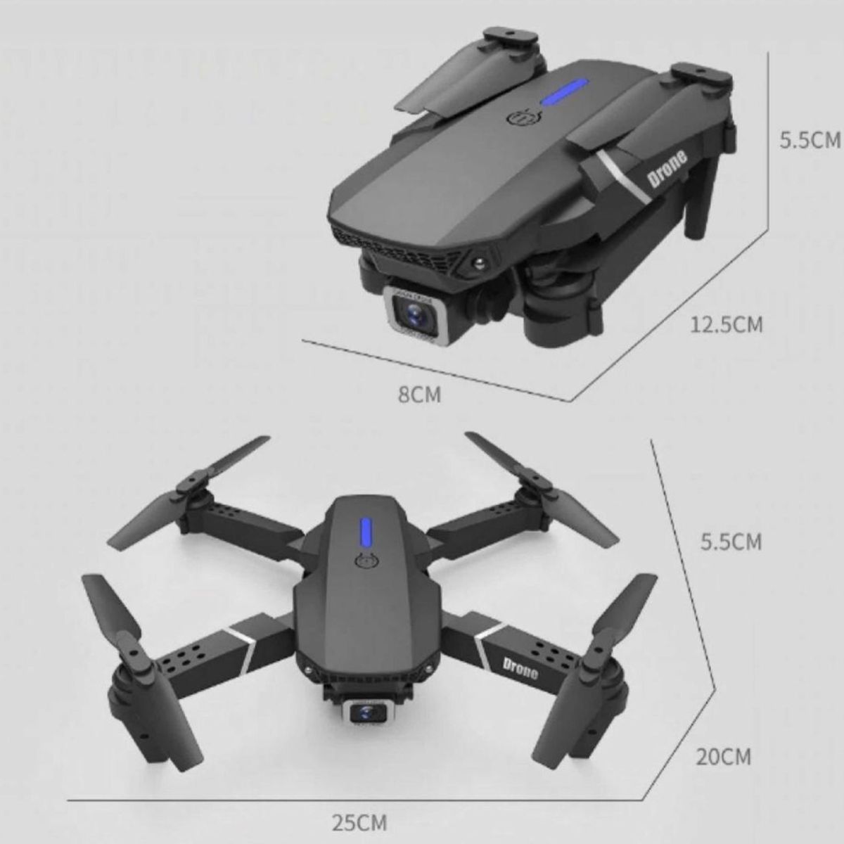 GENERICO - DRON E88 PRO DUAL CAMARA FULL HD