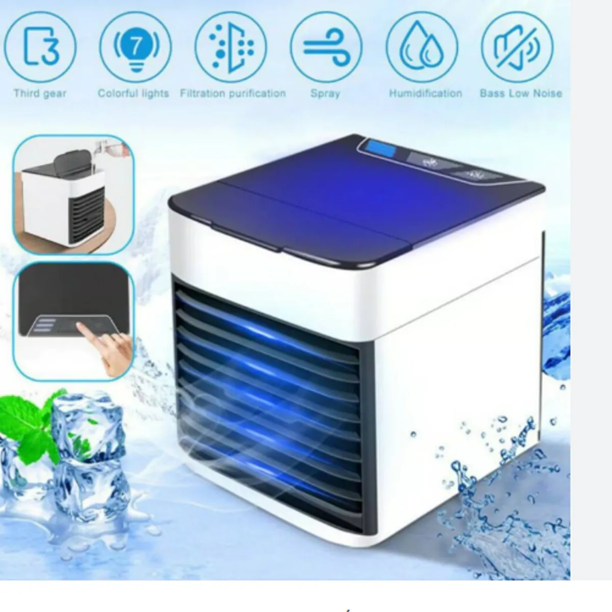 GENERICO - mini aire acondicionado enfriador portátil ventilador auto oficina