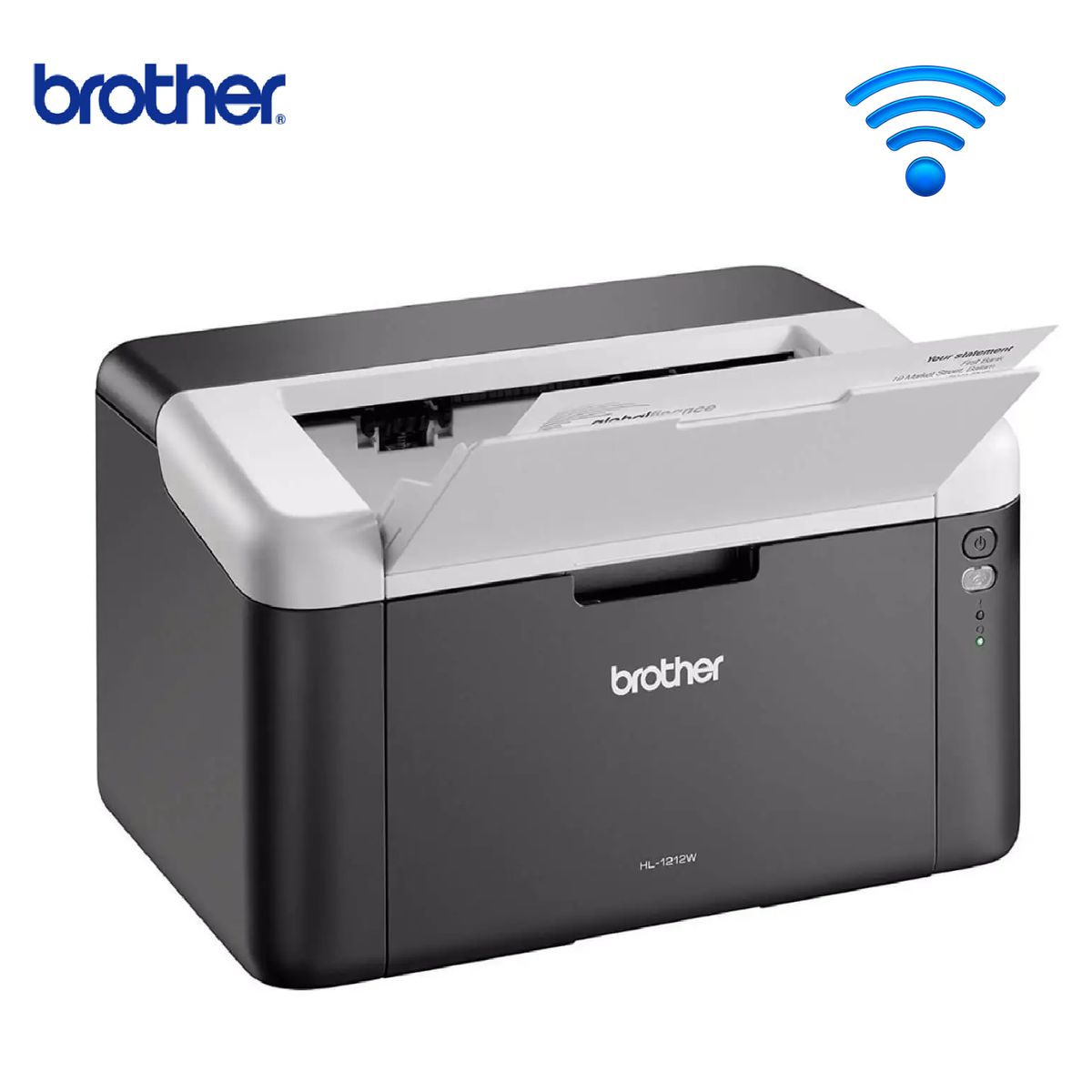 BROTHER - Impresora Brother HL1212W Wifi laser monocromática