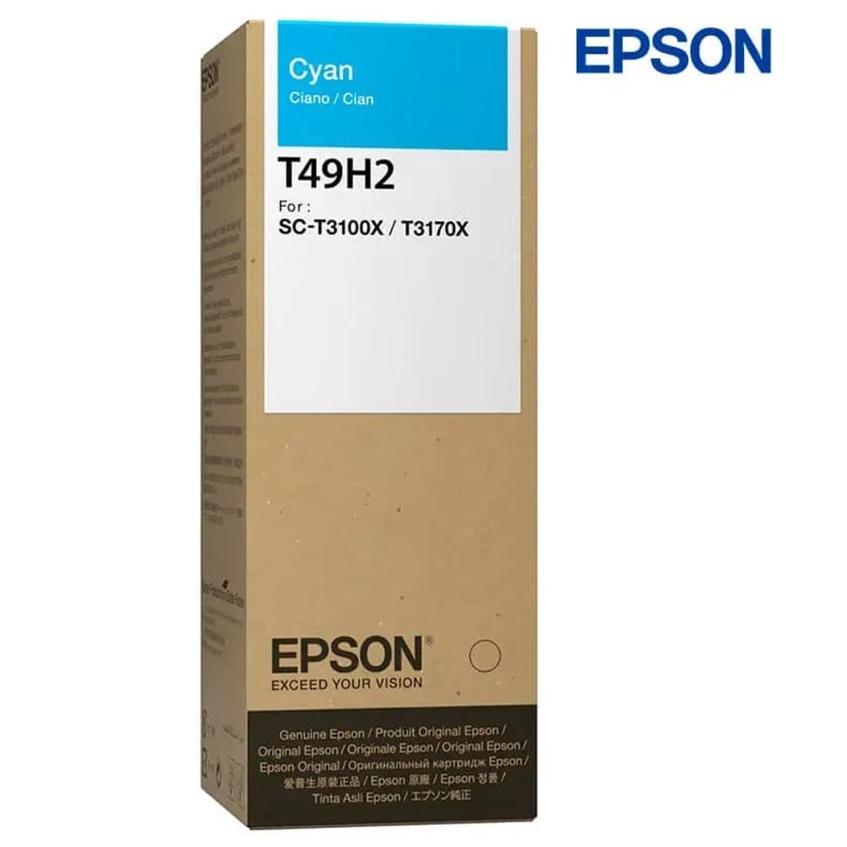 EPSON - Botella de Tinta Epson T49H200 de 140ml SC-T3100X-CYAN
