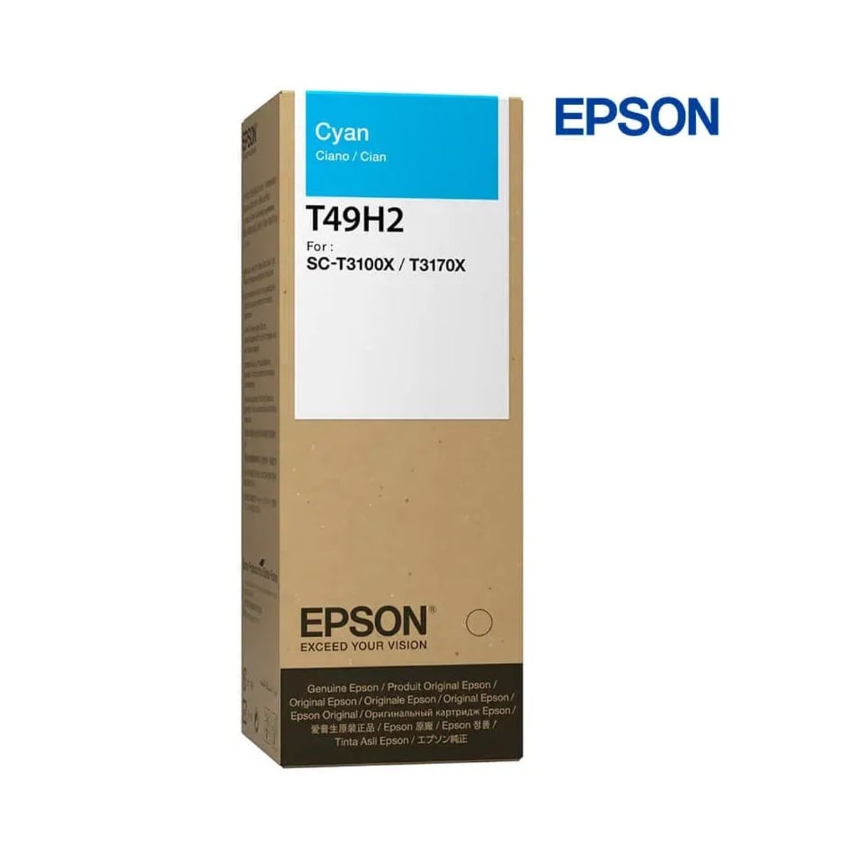 EPSON - Botella de Tinta Epson T49H200 de 140ml SC-T3100X-CYAN