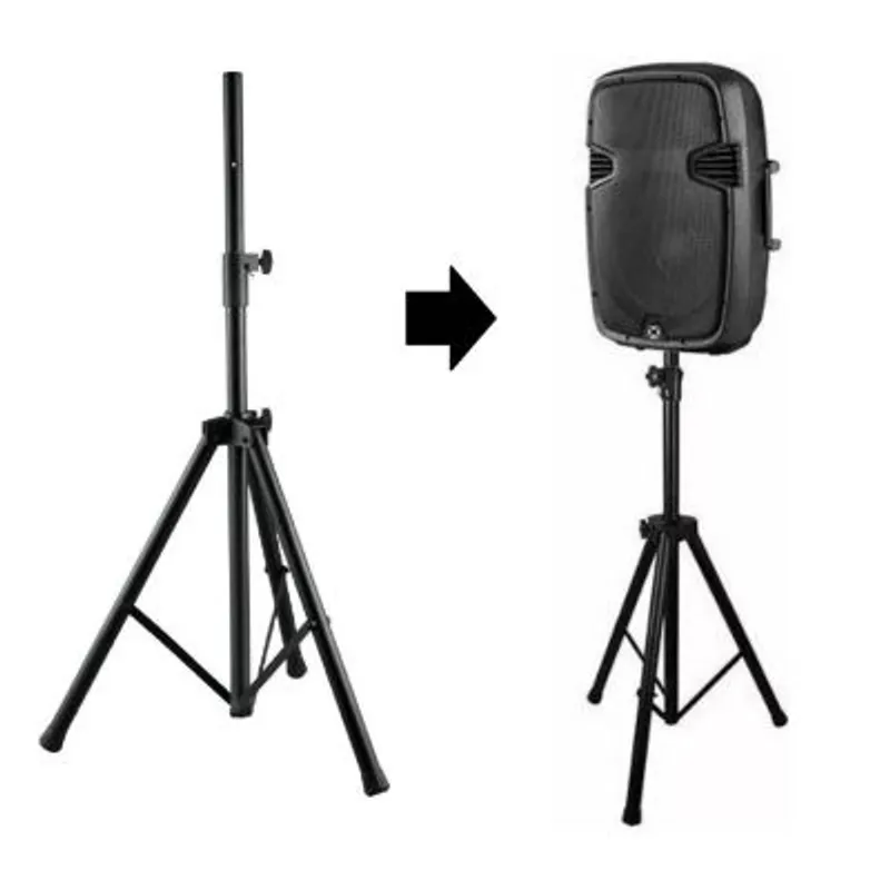 TREVELY - Trípode para Parlante TREVELY 1.80 cm Negro