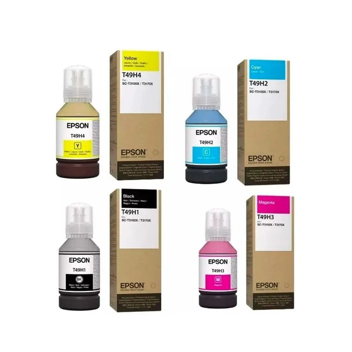 EPSON - Botella de Tinta Epson T49H300 de 140ml SC-T3100X-MAGENTA