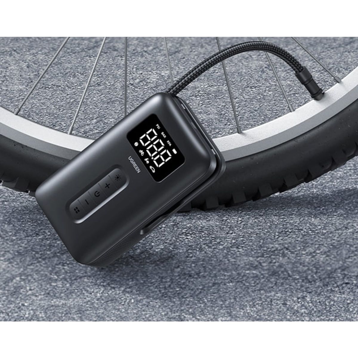 UGREEN - Inflador portátil de llantas recargable 150PSI UGREEN digita