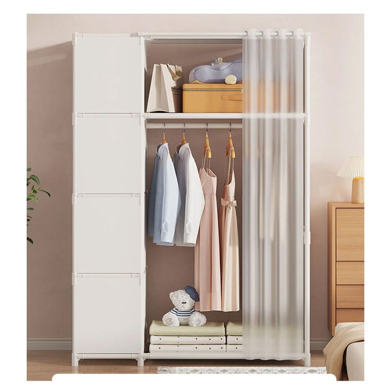 GRETAIL - Perchero Colgador Organizador Estante Ropa WJY09B Blanco