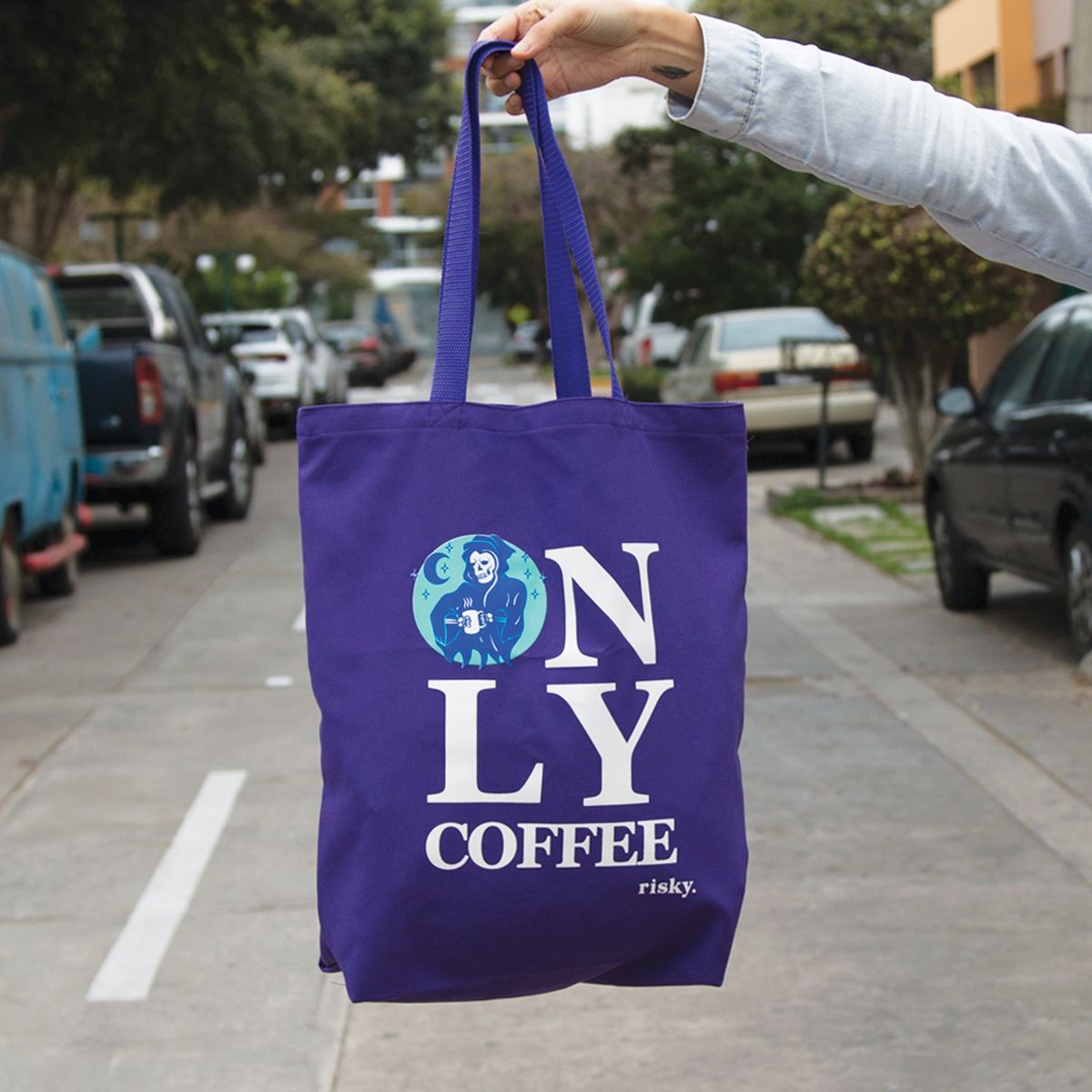 RISKY - Totebag Risky Modelo Only Coffee