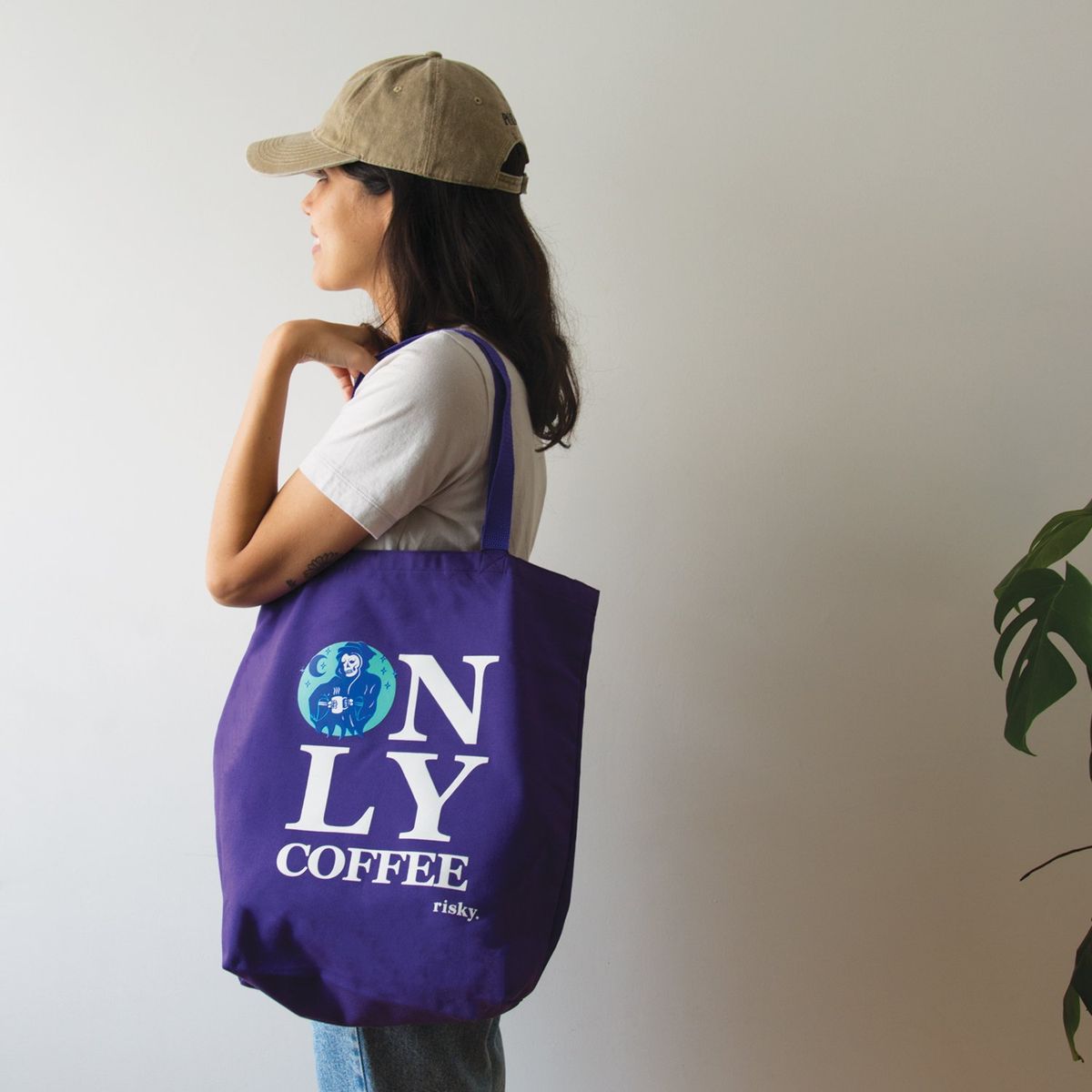 RISKY - Totebag Risky Modelo Only Coffee