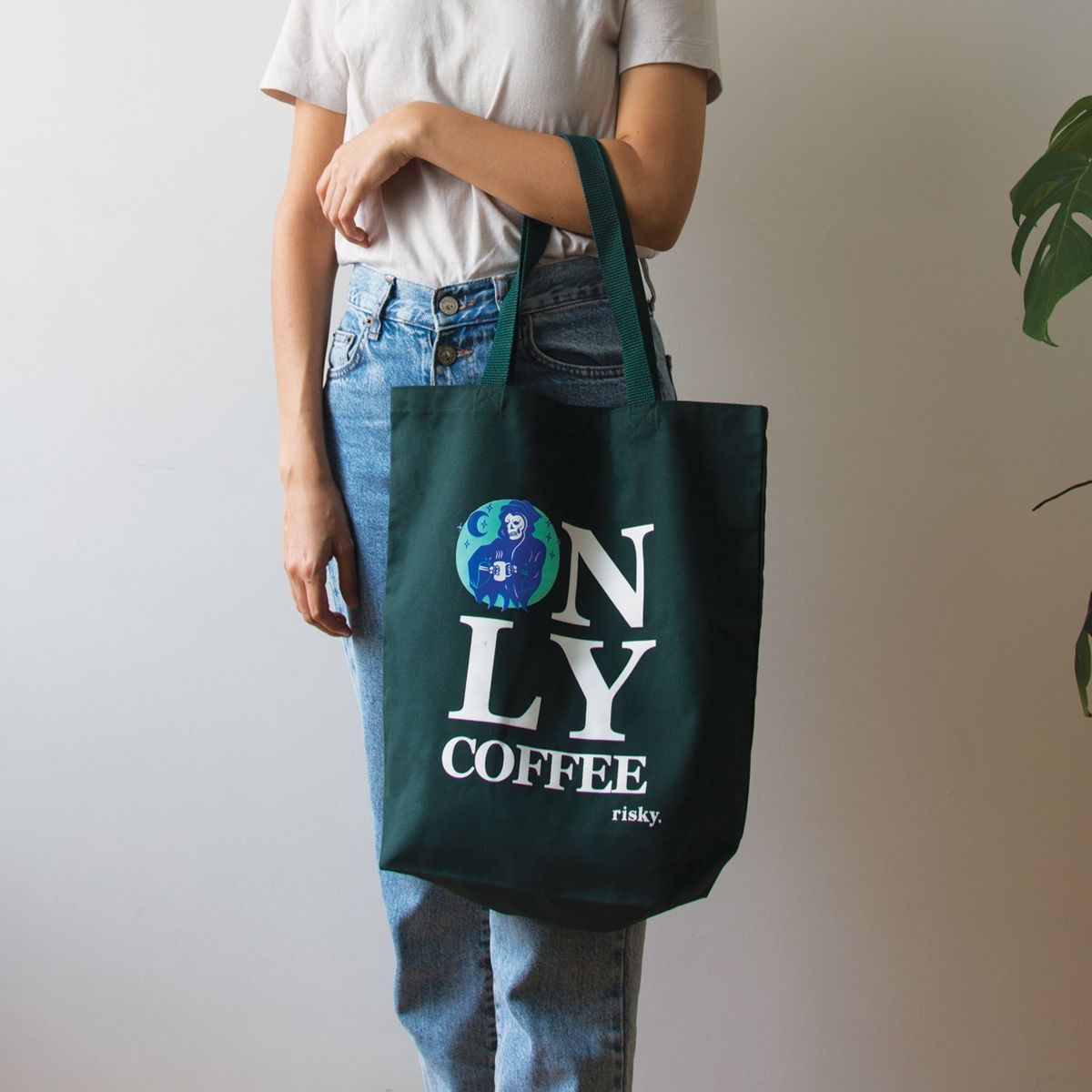 RISKY - Totebag Risky Modelo Only Coffee