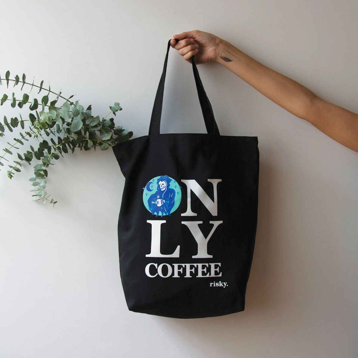 RISKY - Totebag Risky Modelo Only Coffee