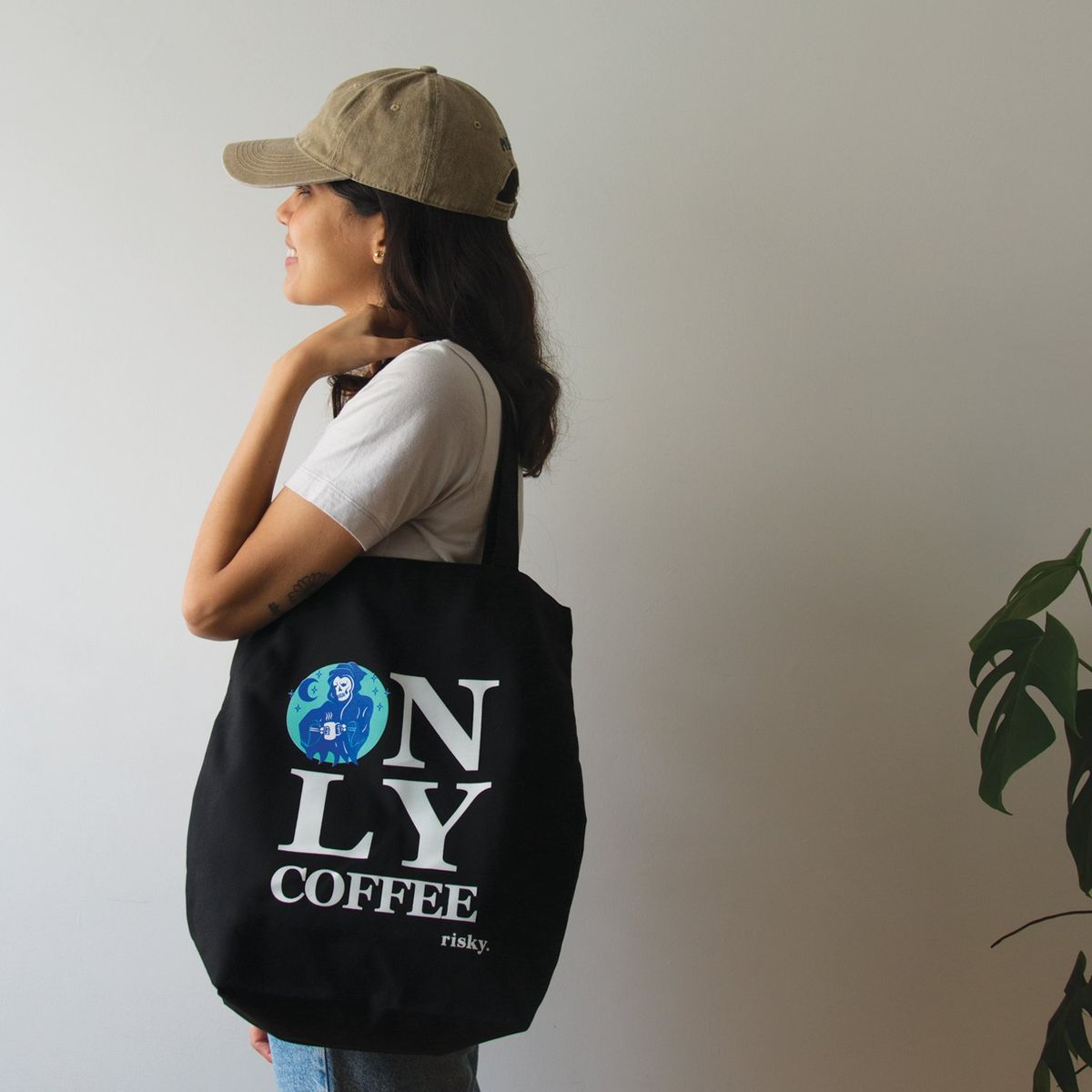 RISKY - Totebag Risky Modelo Only Coffee
