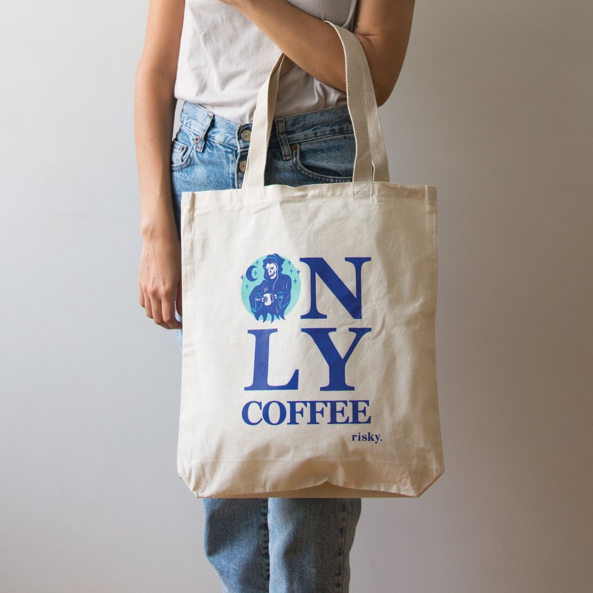 RISKY - Totebag Risky Modelo Only Coffee