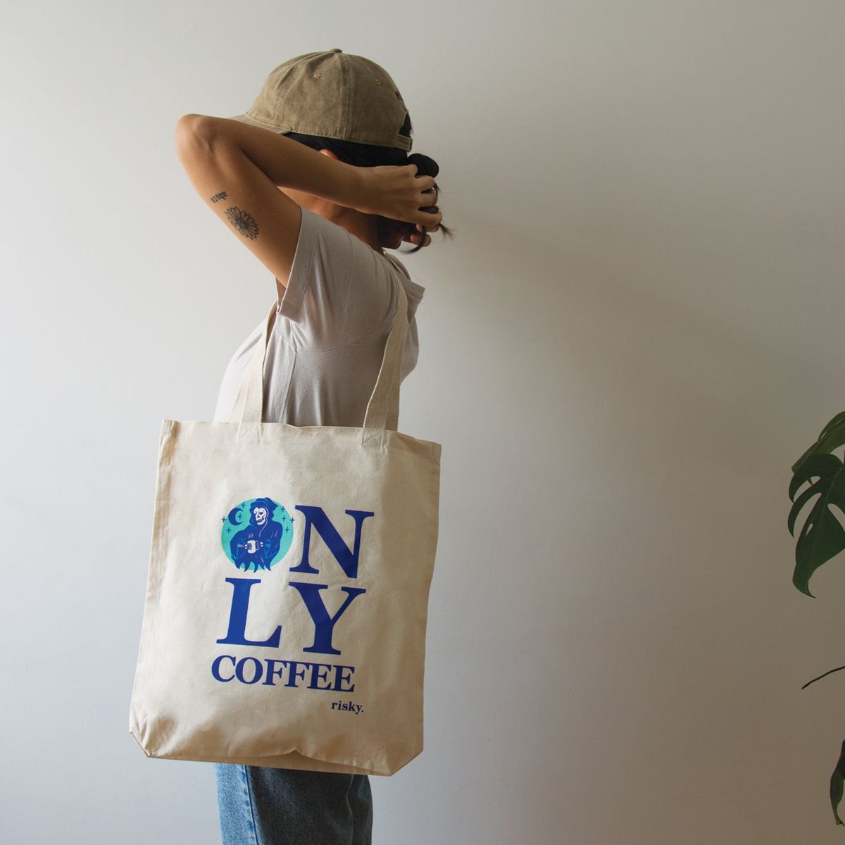 RISKY - Totebag Risky Modelo Only Coffee