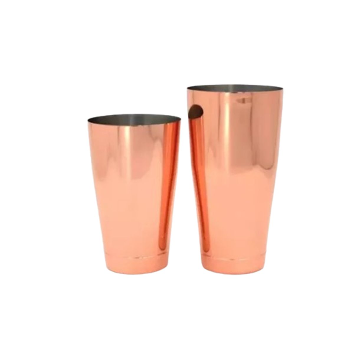 WINCO - Coctelera boston  de dos cuerpos bañada en cobre