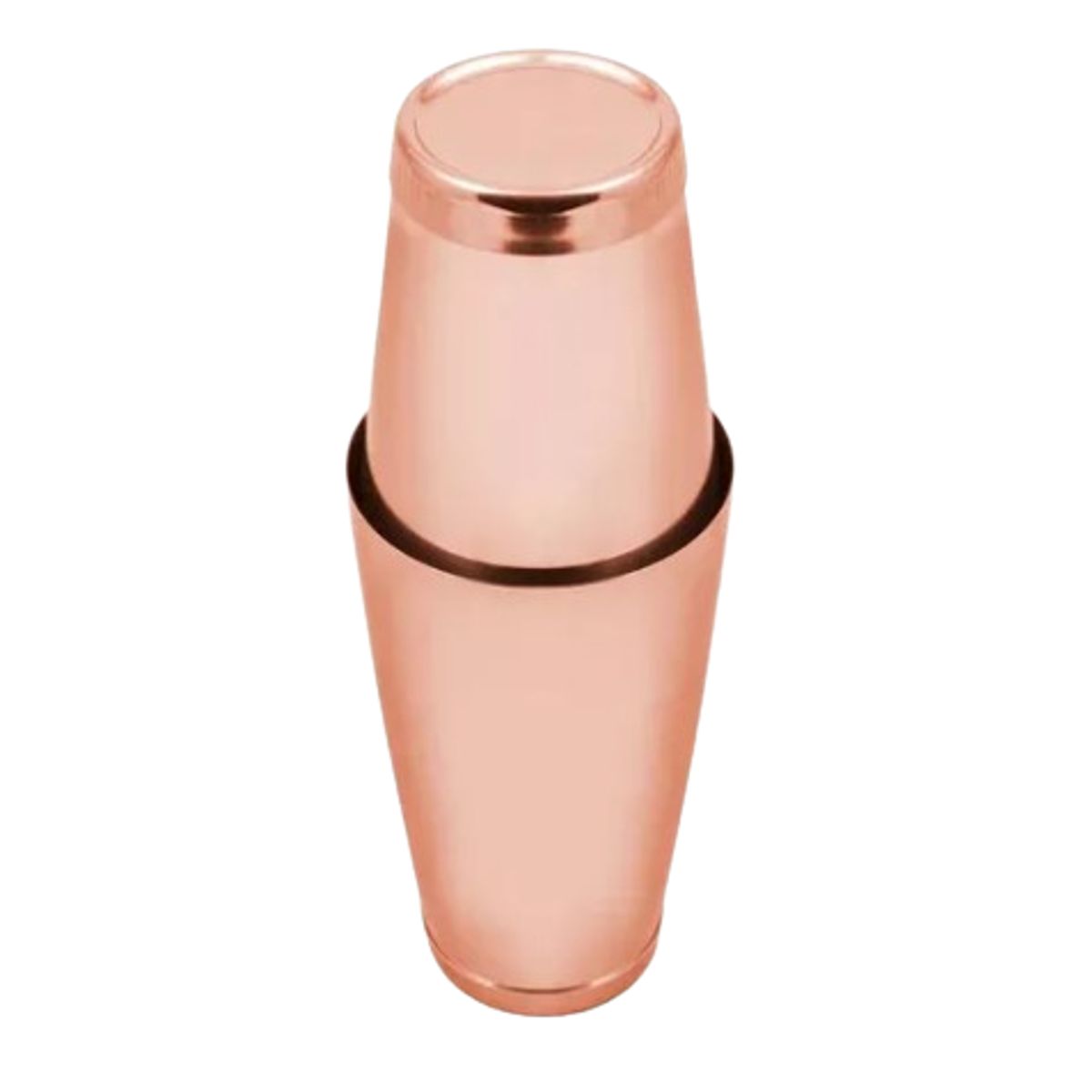 WINCO - Coctelera boston  de dos cuerpos bañada en cobre