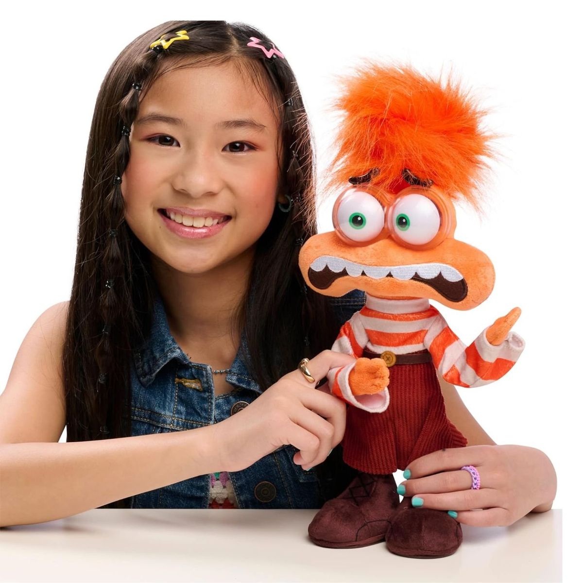 DISNEY PIXAR - Peluche Ansiedad con Movimiento y Sonido Intensamente 2