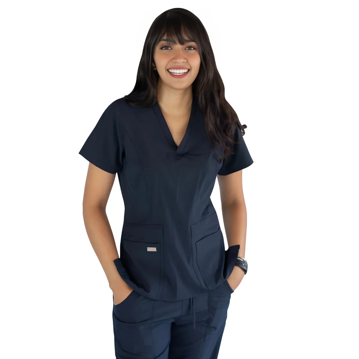 TWELVE - Twelve - conjunto médico scrub Chloe - azul marino