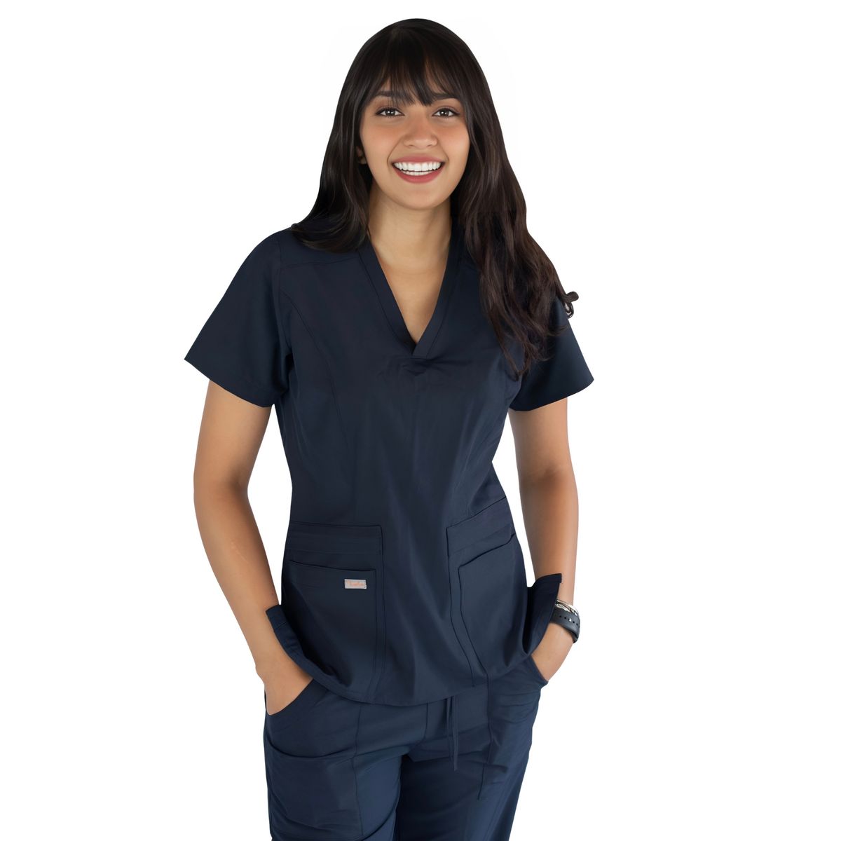 TWELVE - Twelve - conjunto médico scrub Chloe - azul marino