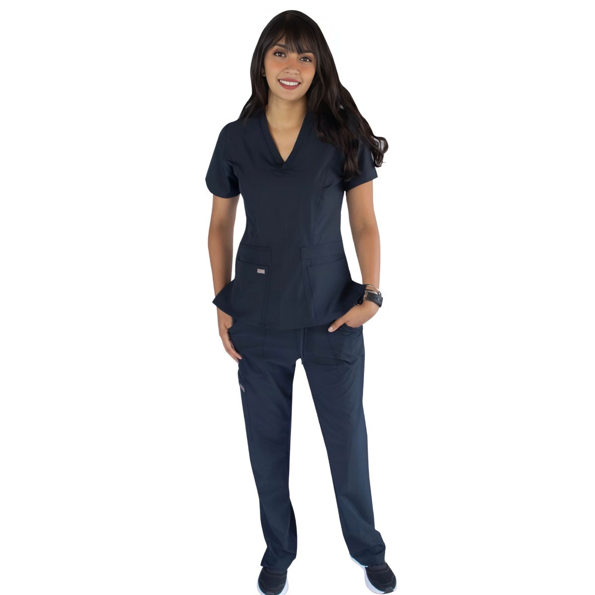 TWELVE - Twelve - conjunto médico scrub Chloe - azul marino
