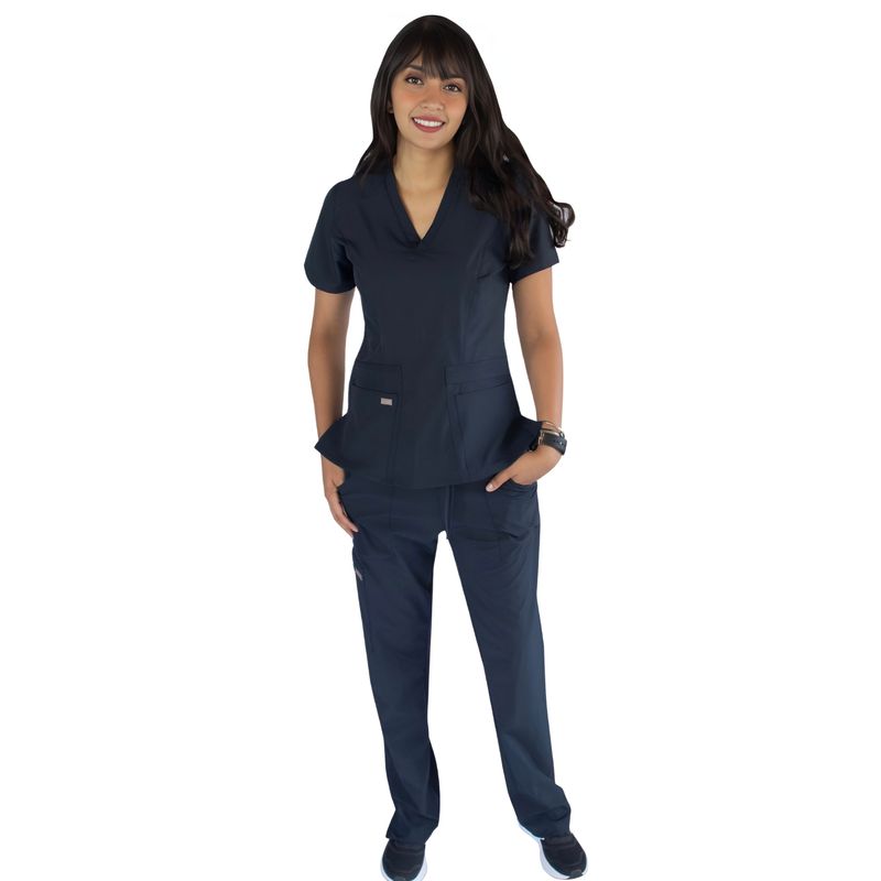 TWELVE - Twelve - conjunto médico scrub Chloe - azul marino