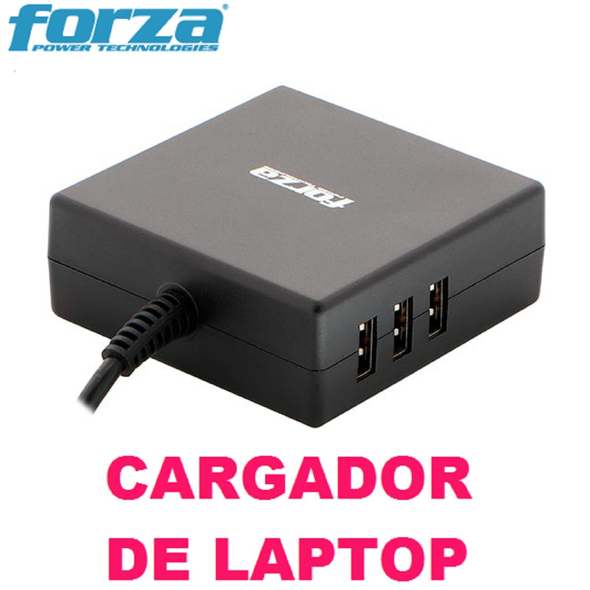 FORZA - CARGADOR ADAPTADOR UNIVERSAL PARA LAPTOP FORZA 90W FNA-790
