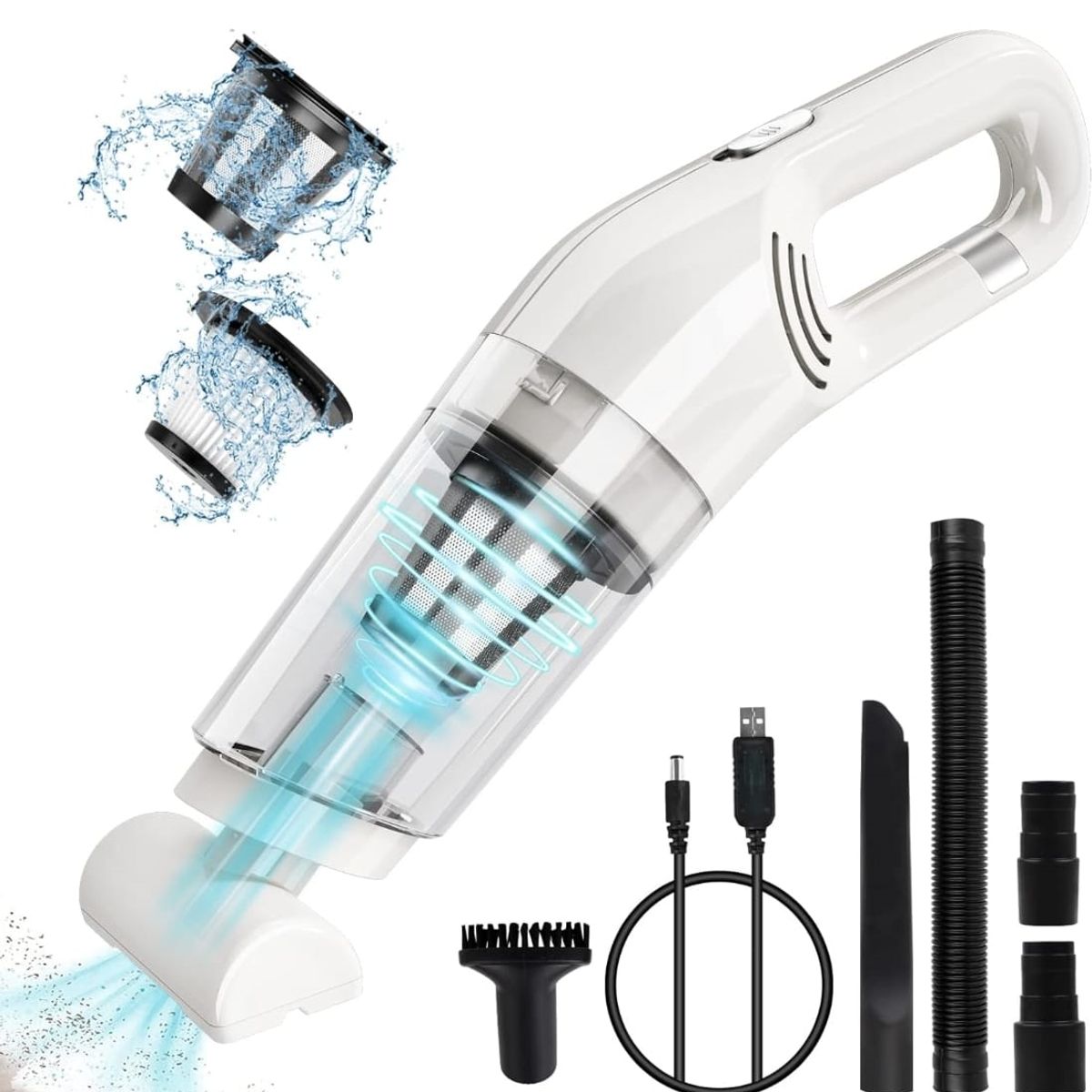 GENERICO - Aspiradora Inalambrica Portatil Para Auto