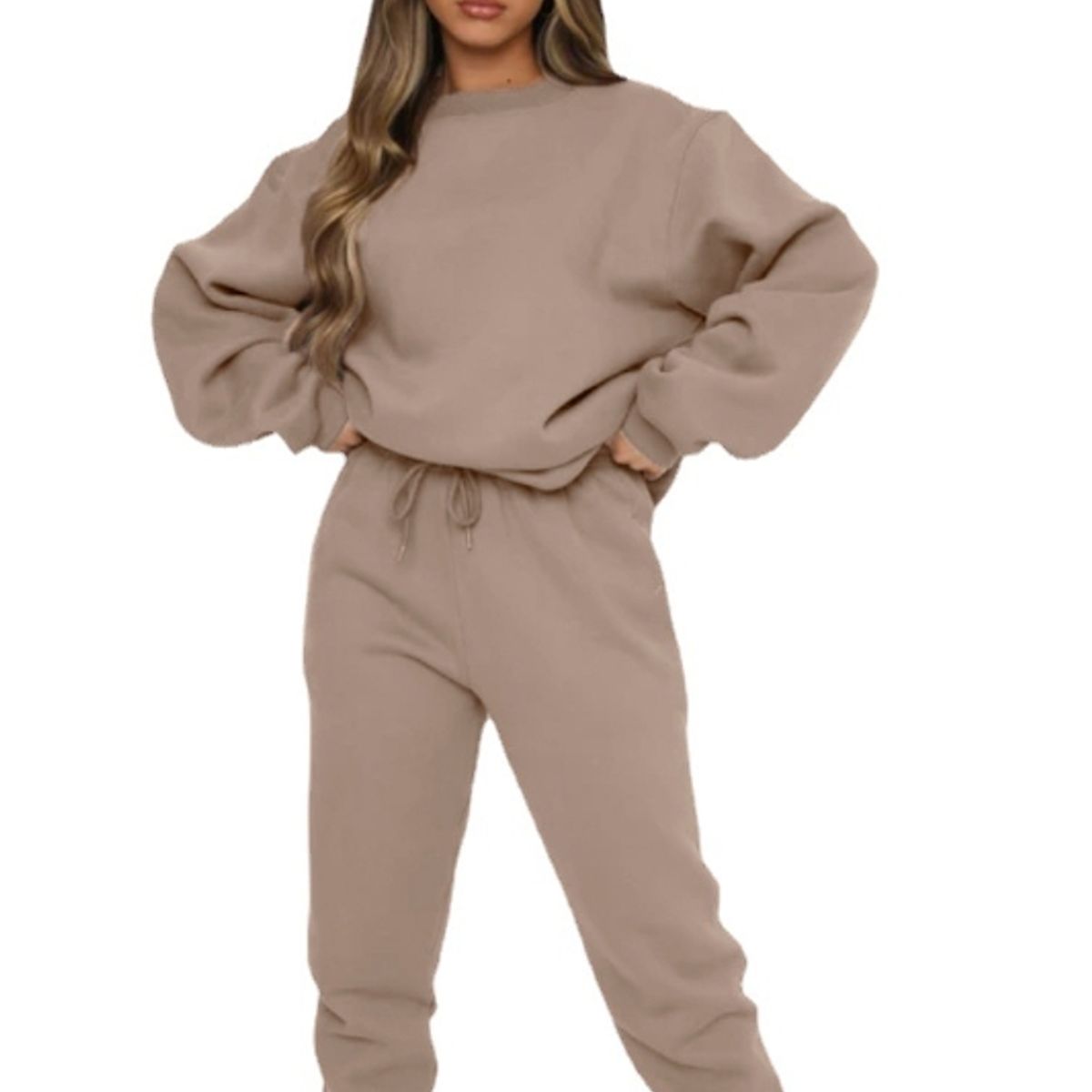 BLWOENS - Conjunto mujer buzo polera y jogger- 2 piezas