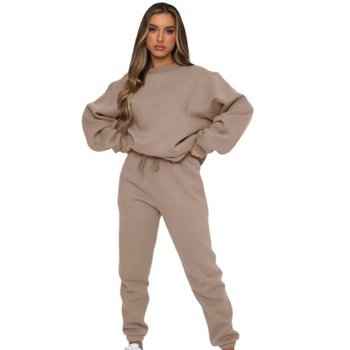 BLWOENS - Conjunto mujer buzo polera y jogger- 2 piezas