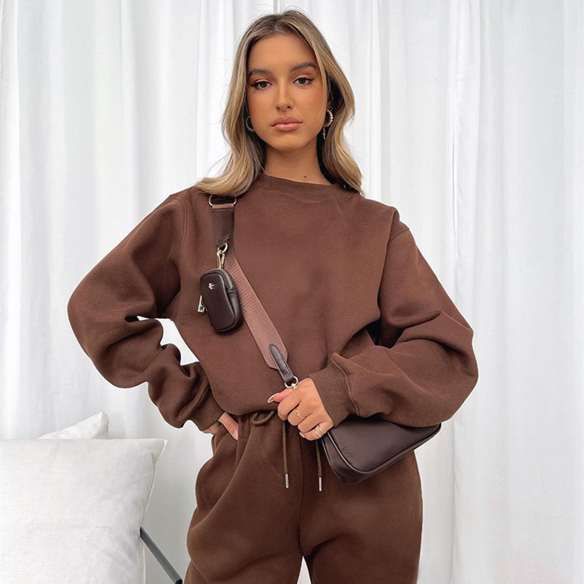 BLWOENS - Conjunto mujer buzo polera y jogger- 2 piezas