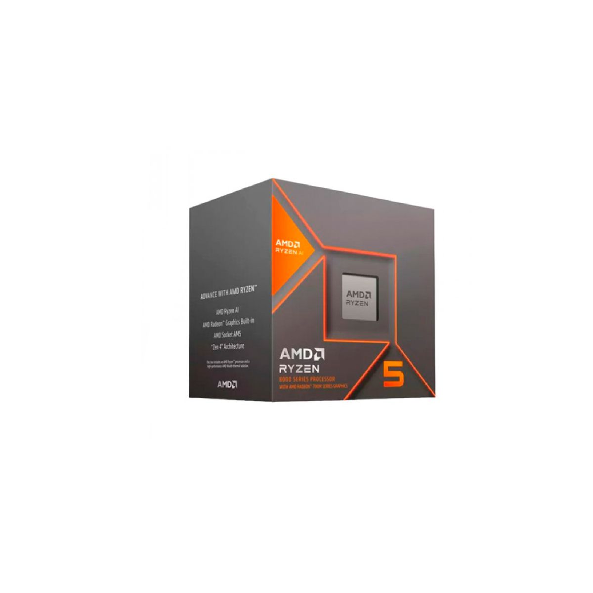 AMD - PROCESADOR AMD RYZEN 5 8500G/3.5GHZ/AM5 P/N: 100-100000931BOX