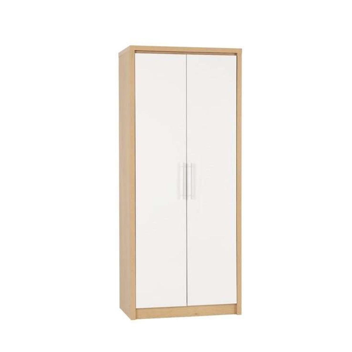 VENTITAS HOME - Ropero Aura Ventitas Home Color Rovere y Blanco