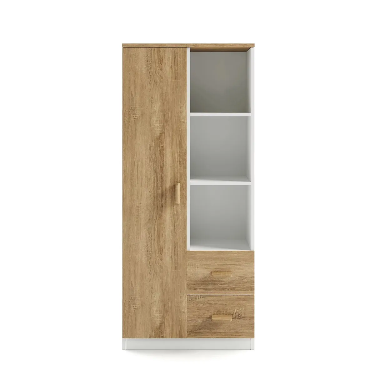 VENTITAS HOME - Ropero Leticia Ventitas Home Color Macadamia y Blanco