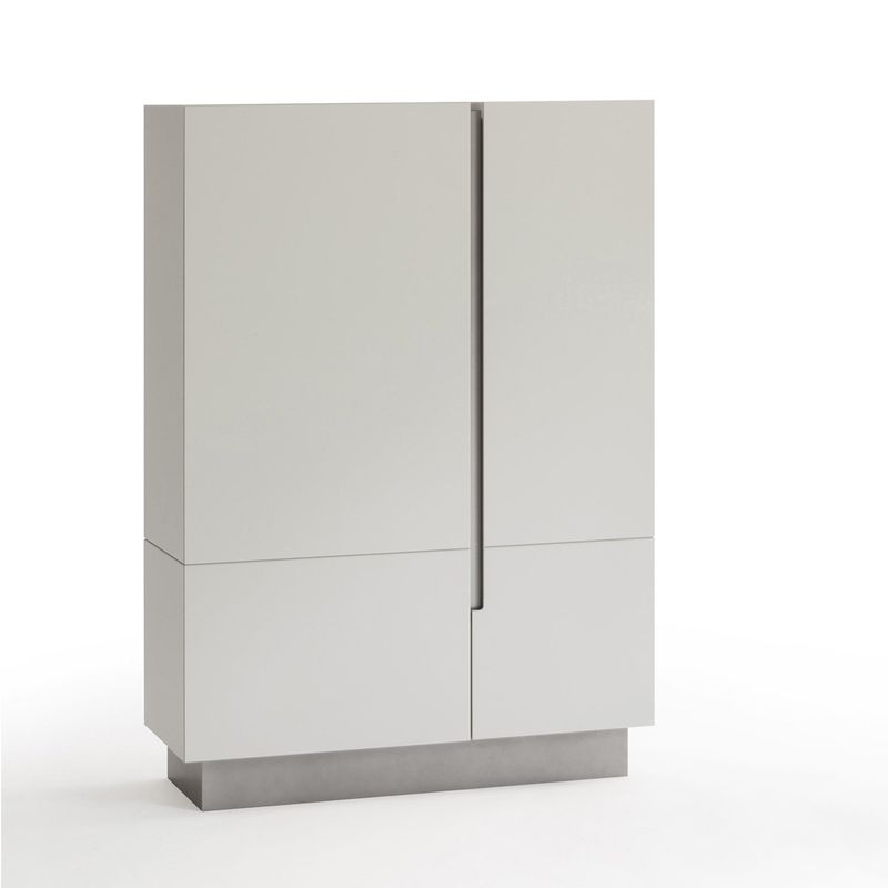 VENTITAS HOME - Ropero Minimalista Anne Ventitas Home Color Blanco y Gris