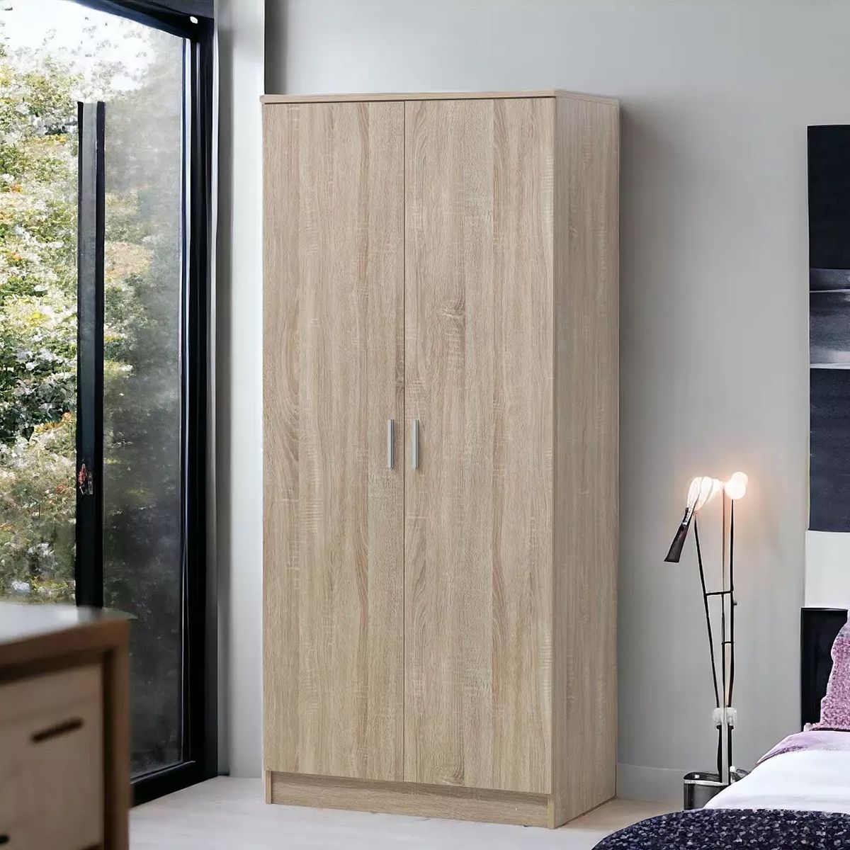 VENTITAS HOME - Ropero Minimalista Cassandra Ventitas Home Color Rovere