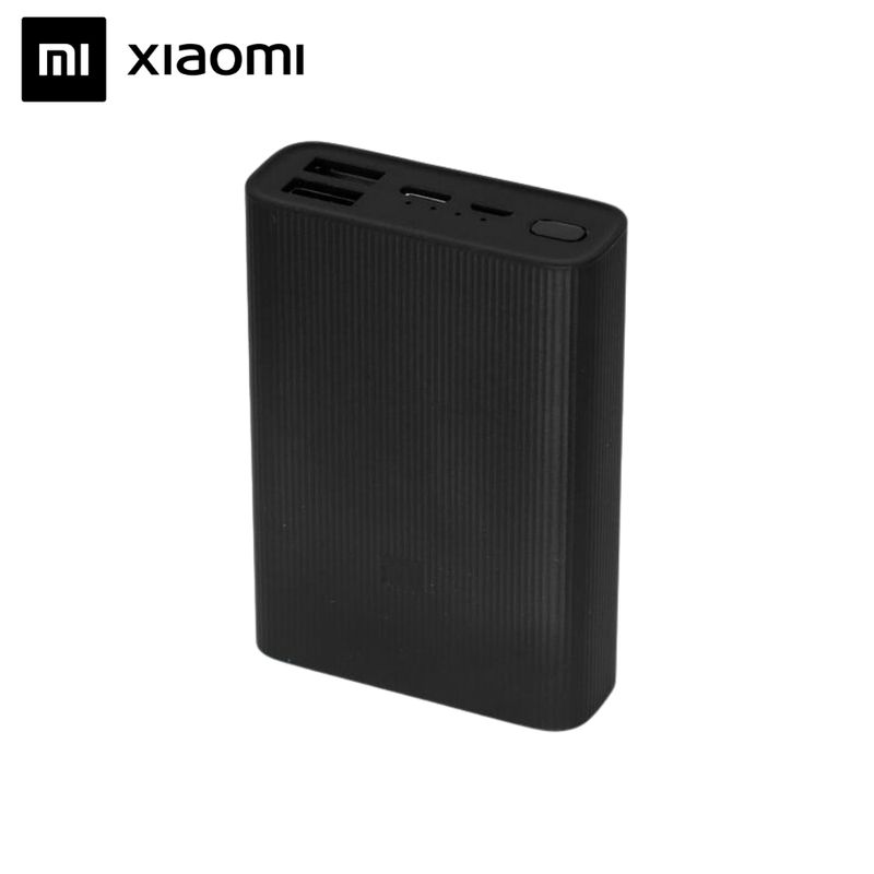 XIAOMI - Cargador Portátil Xiaomi Mi Power Bank 3 Ultra Compact 10000 Mah Negro
