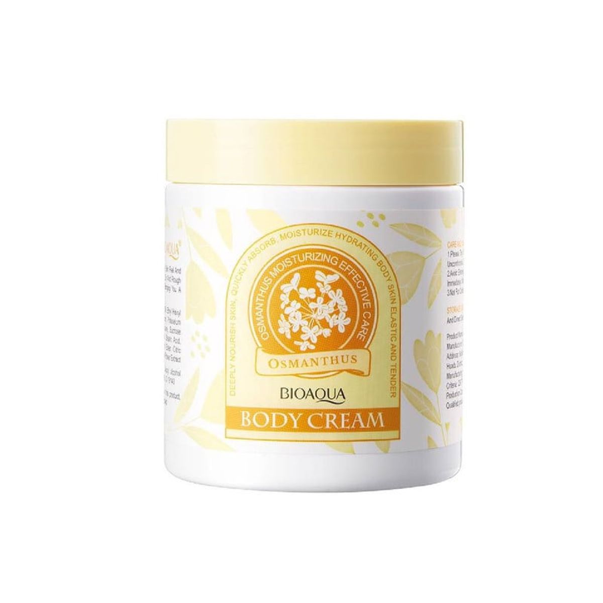 BIOAQUA - CREMA PARA EL CUERPO SABOR A VAINILLA  BIOAQUA