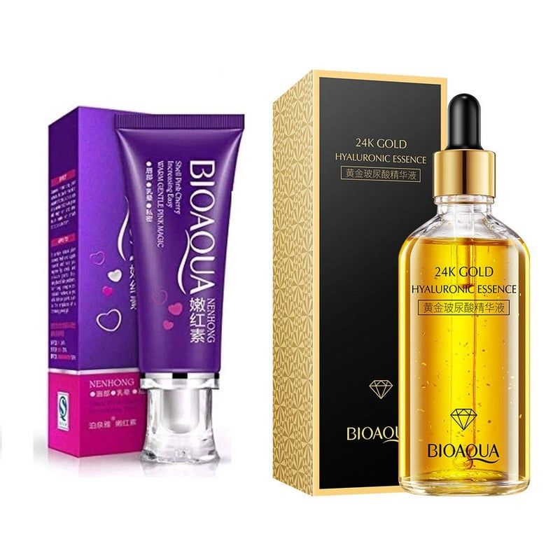 BIOAQUA - PACK CREMA DESPIGMENTANTE ZONAS Y SERUM DE ORO BIOAQUA