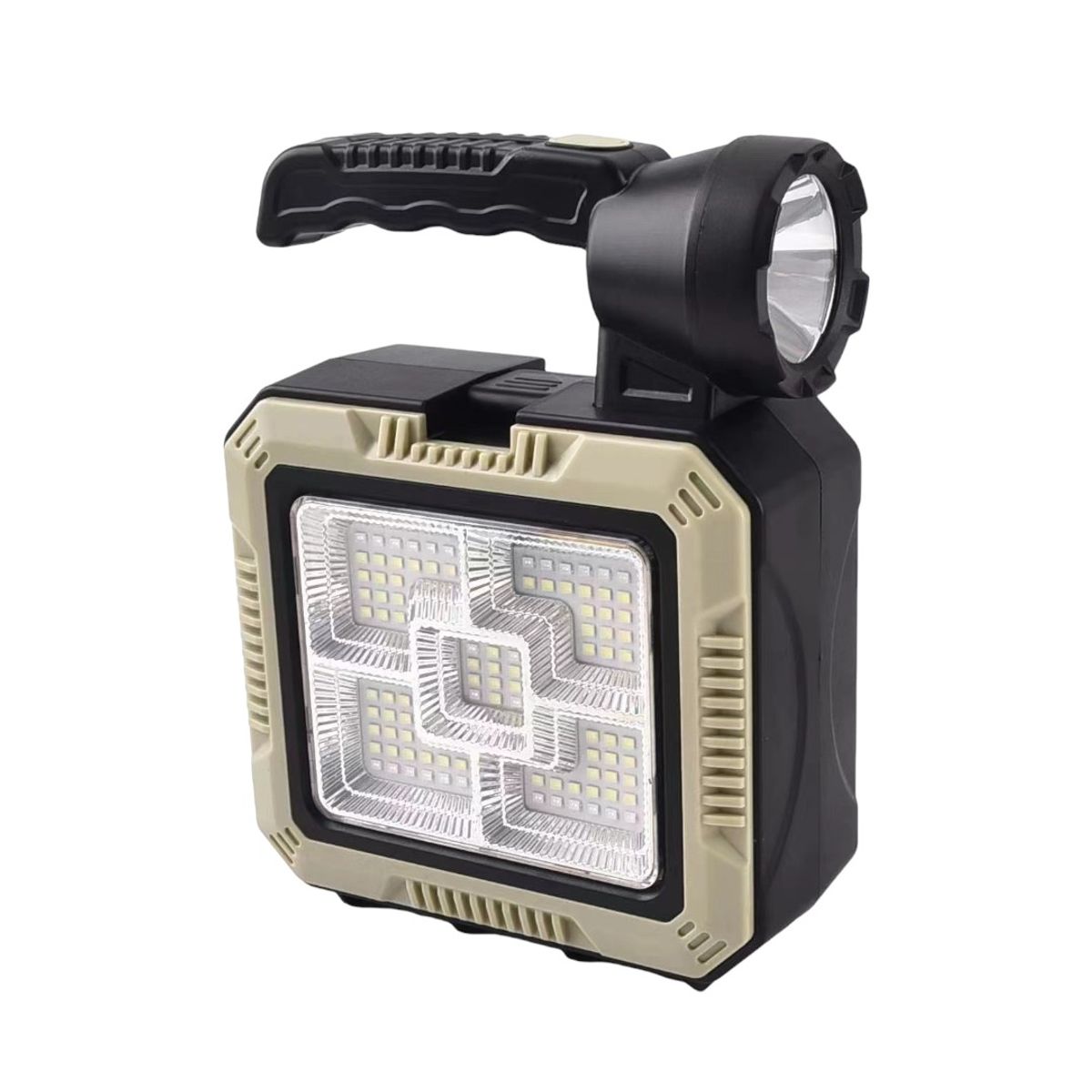 GENERICO - Lampara Linterna Solar LED Portatil + Kit Basico Herramientas