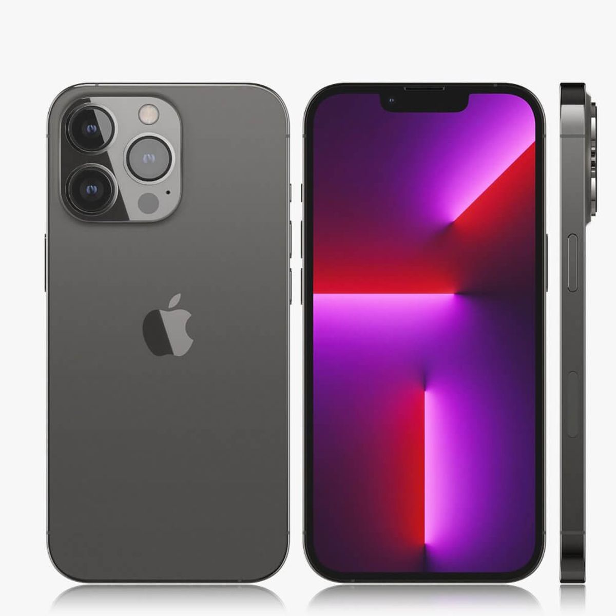 APPLE - iPhone 13 Pro Max, 128GB, Grado A ,Grafito, ENTREGA INMEDIATA, Reacondicionado