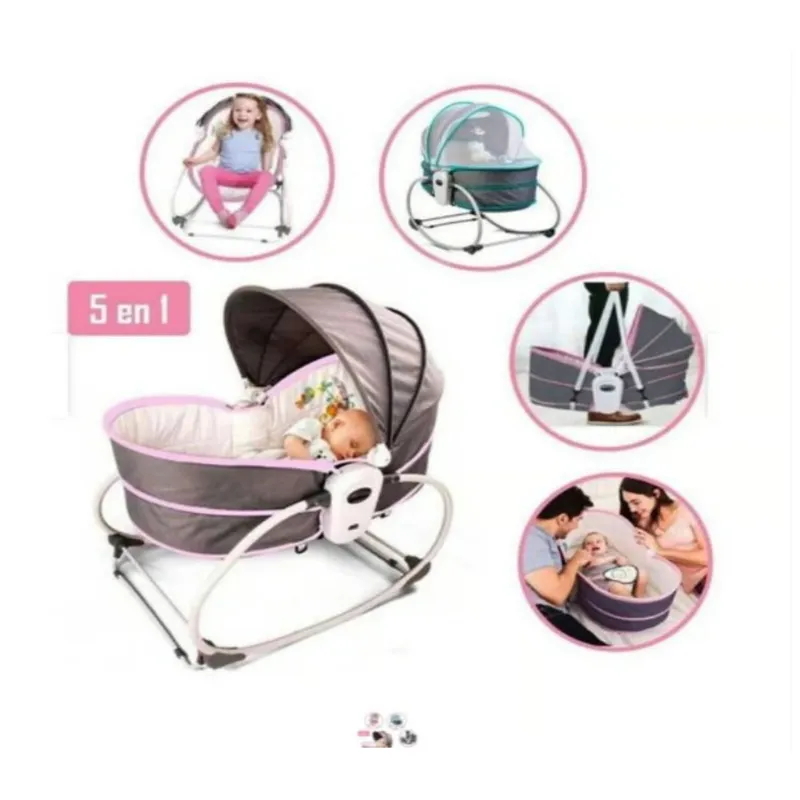 GENERICO - Mecedora Portátil Multifuncional 5 en 1 Rosado