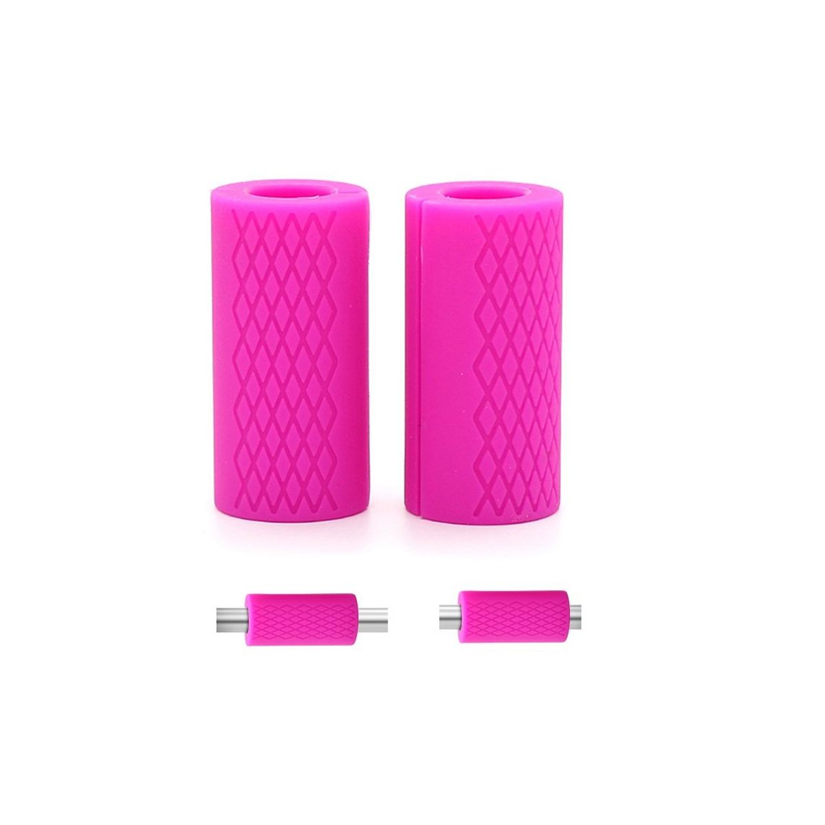 WINNER - Bomber Grip Agarre Empuñadura Para Barra Mancuernas Rosado