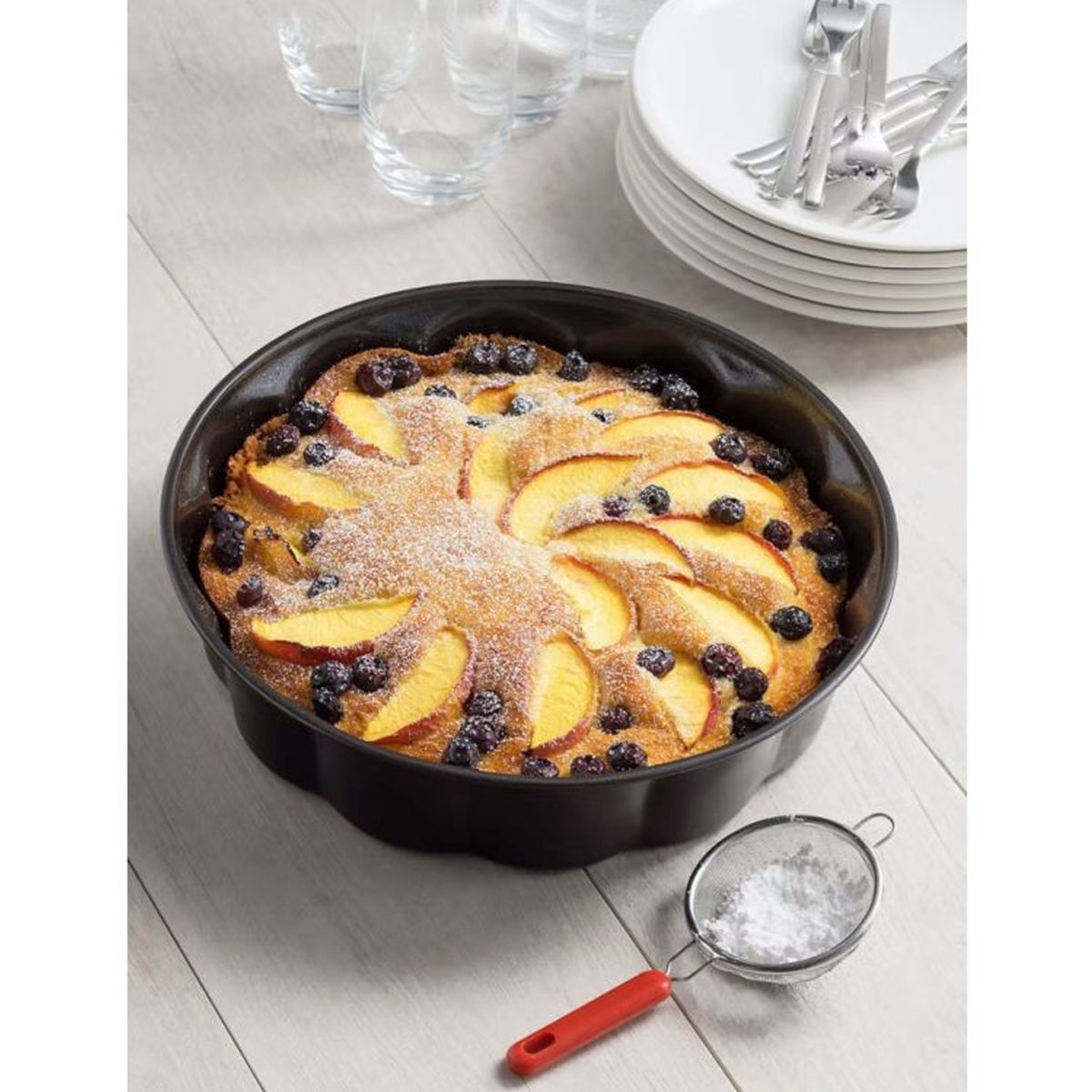 BALLARINI - Molde para Cake Acanalado Ø26 cm Modelo Patisserie  BALLARINI